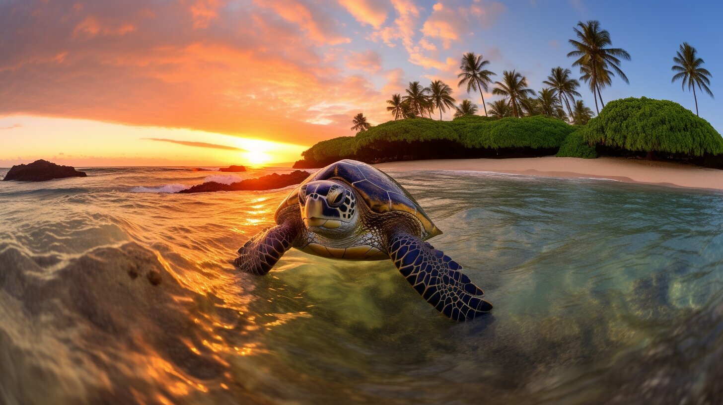 where to see turtles in maui